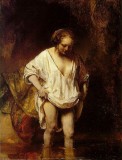 Hendrickje Bathing in a River