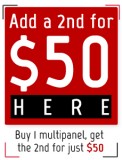 Downloadable Coupon: 2nd Multipanel for $50