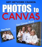 Select your favourite photo, and we'll print it on beautiful white cotton canvas, to any size you'd like.  Great for wedding and vacation photos, outdoor shots, and life's best moments.