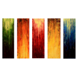 Designer  Multipanel Oil Painting 261